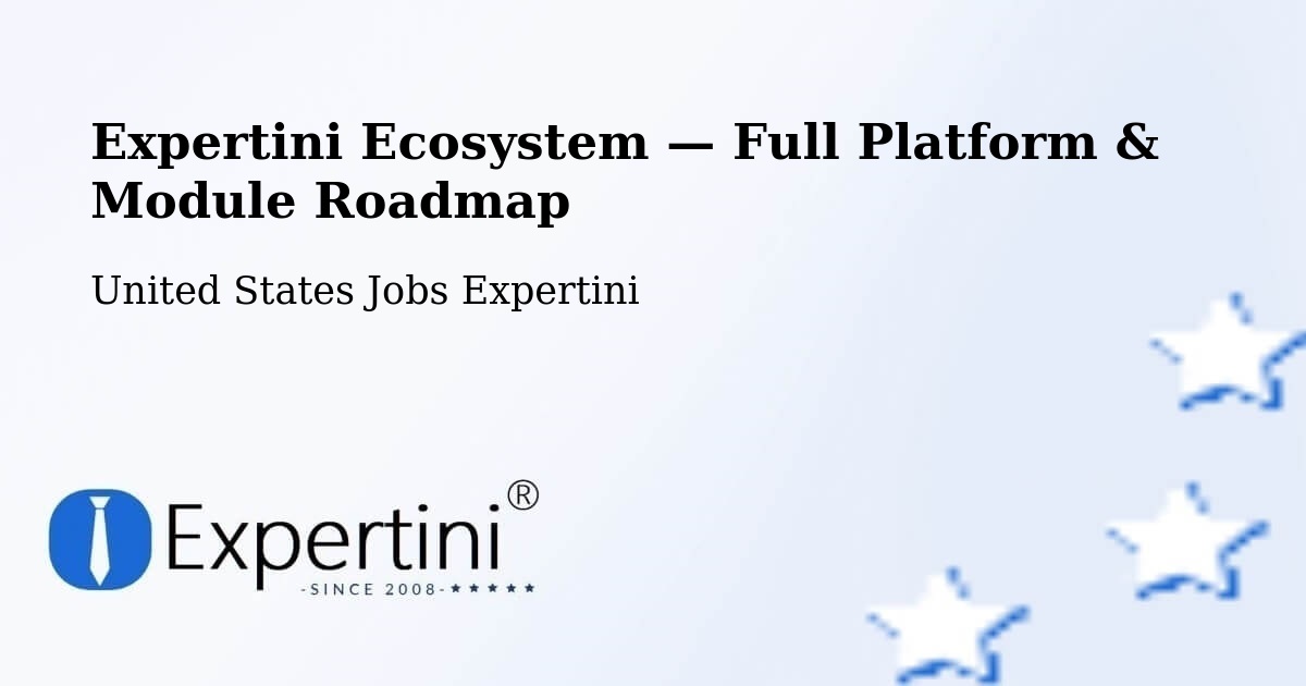 Expertini Ecosystem — Full Platform & Module Roadmap – Bellingham